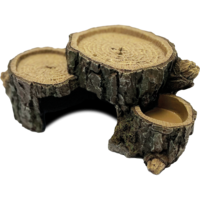 Triple Trunk terrarium schuilplaats boomstam M en L voor reptielen