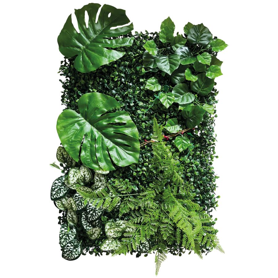 Plant Achterwand Mat 2 40-60CM kunstplantenwand voor terraria