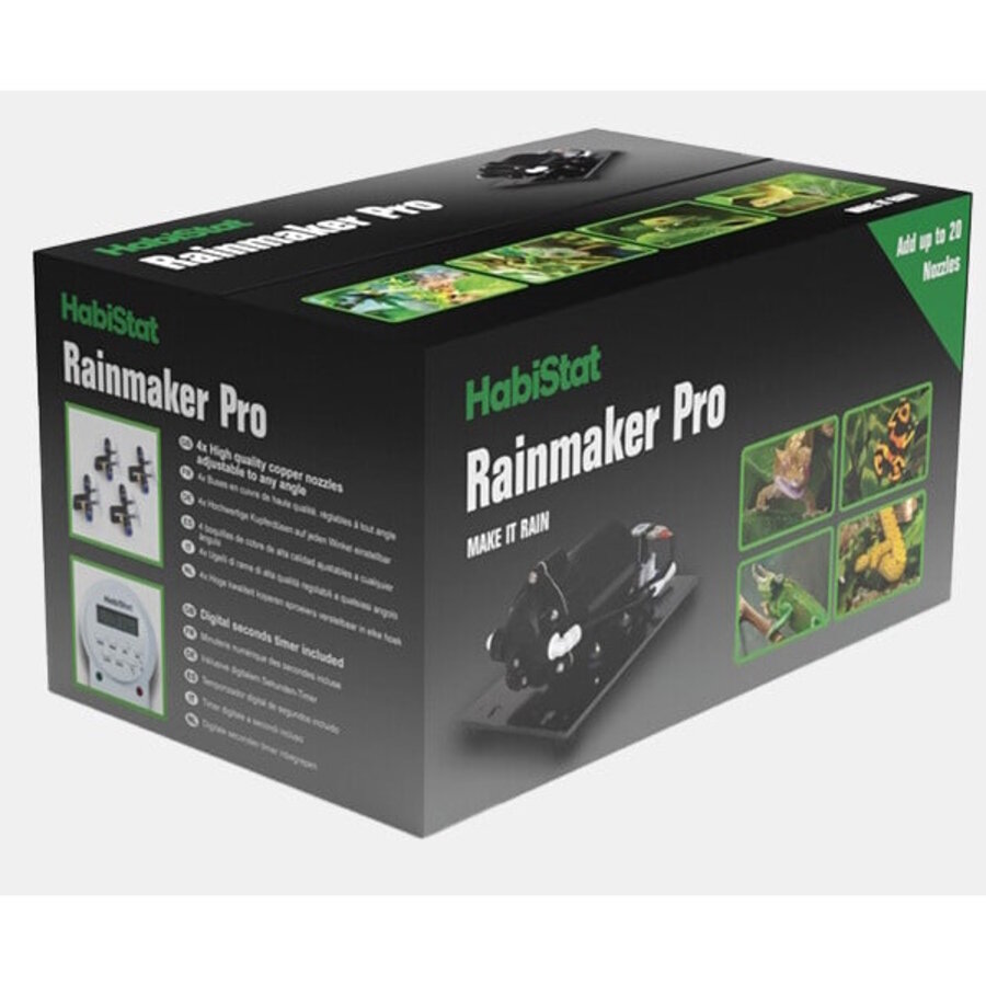 Rainmaker Pro terrarium sproeisysteem met 4 sproeiers en timer