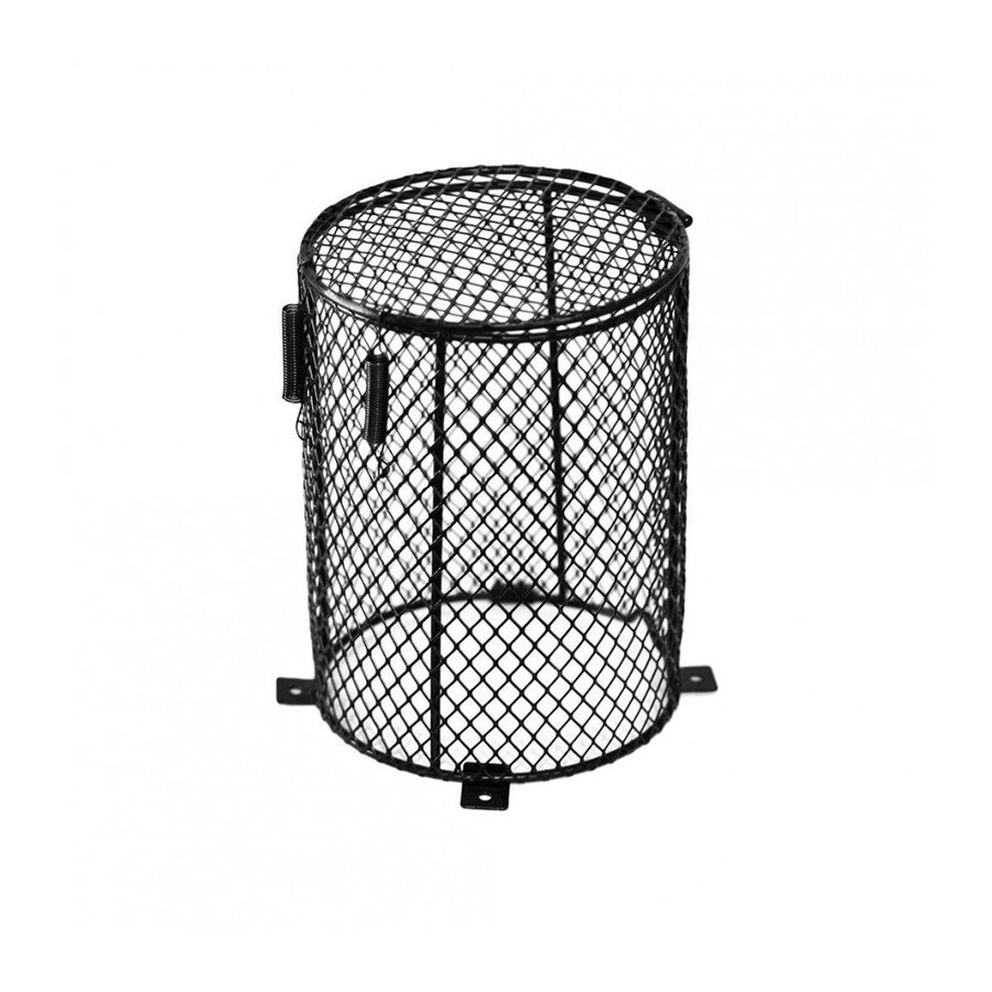Verwarmer beschermer rond 12x16cm | metalen veiligheidskooi voor warmtelamp en keramische verwarmer