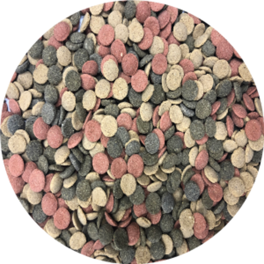 Mini wafels mix 7 mm compleet zinkend visvoer | 5 kg