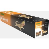 Baardagame toebehoren set voor 120 cm vivarium met verlichting en verwarming