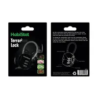 Terrariumslot met instelbare cijfercode voor glazen terrariums