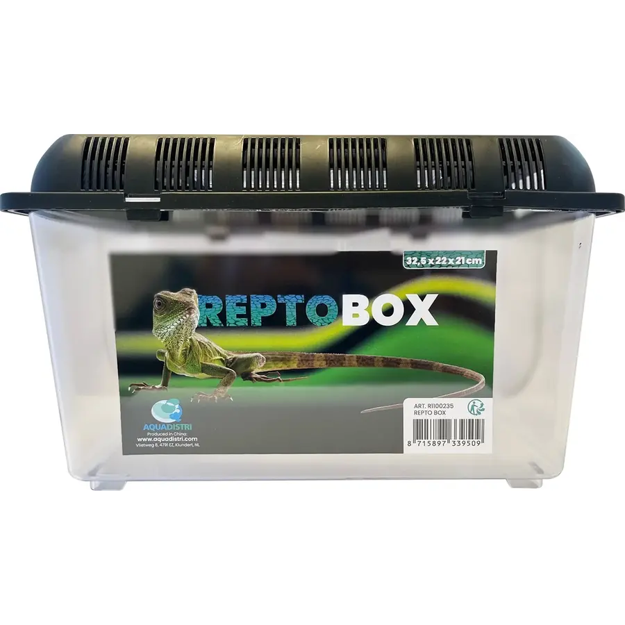 Transparante kunststof transportbox voor reptielen, amfibieën, knaagdieren en insecten | 4 maten