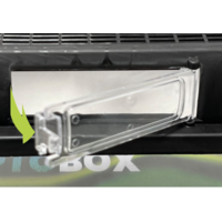 Transparante kunststof transportbox voor reptielen, amfibieën, knaagdieren en insecten | 4 maten