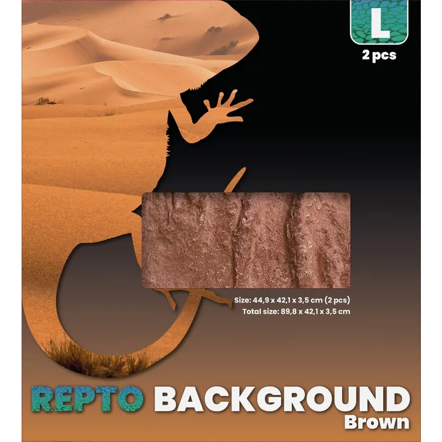 Background Brown terrarium achterwand woestijn 49,6|74,6|89,8 cm