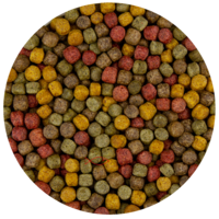 4 kleuren mix drijvend vijvervoer | 6 mm 15 kg