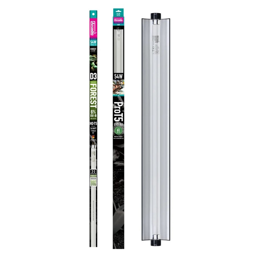 Pro T5 Set Forest 6% UVB 1170mm | 54W UVB terrariumlamp