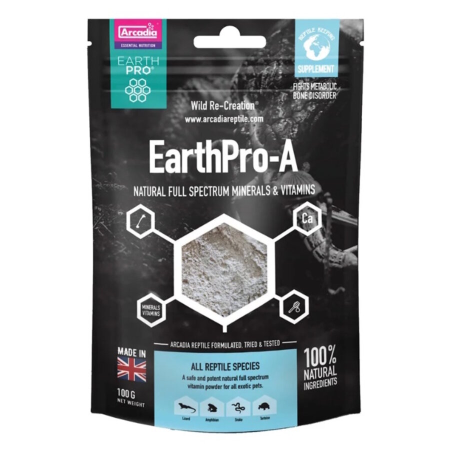 Natuurlijk vitaminen en mineralenpoeder voor reptielen en amfibieën 100 g | 350 g