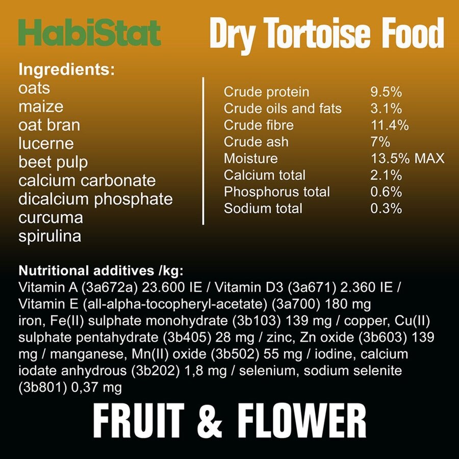 Landschildpad Voeding Fruit en Bloem