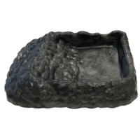 Tortoise Dish Grey X-Large voer- en waterbak voor landschildpadden en amfibieën