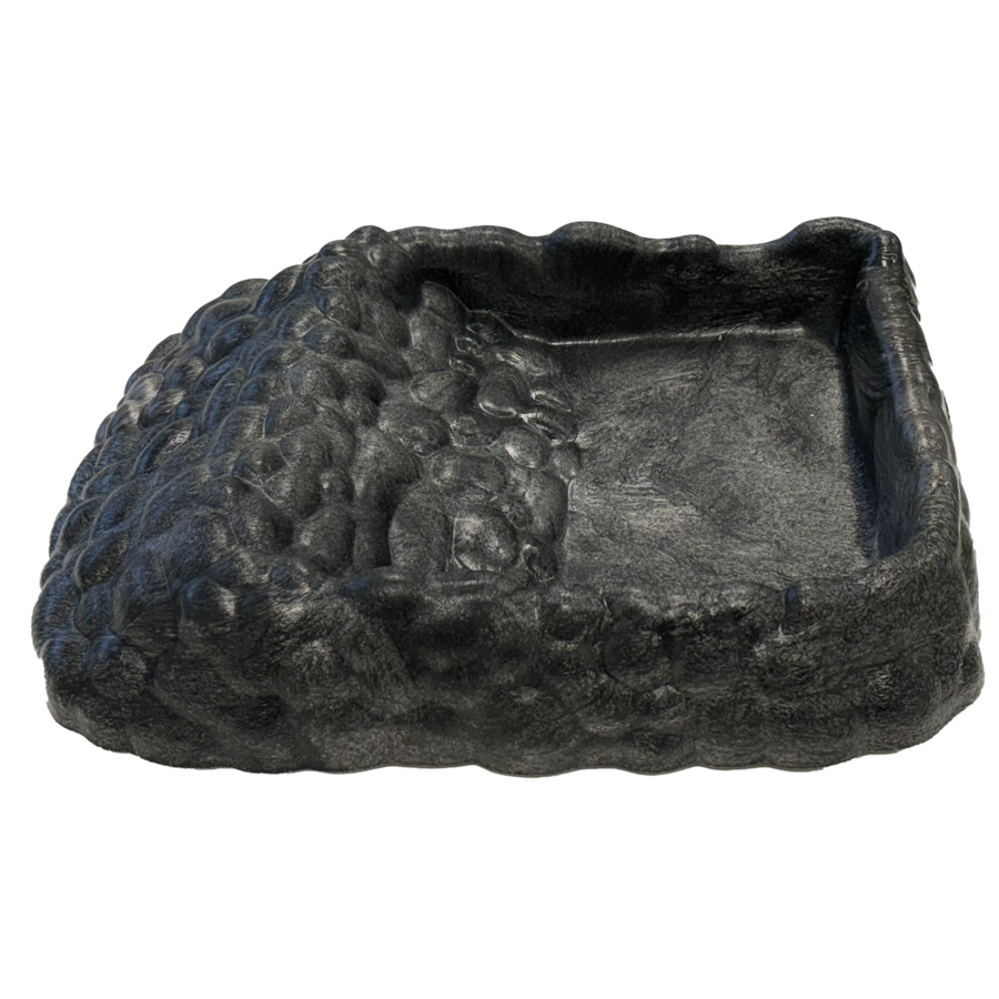 Tortoise Dish Grey X-Large voer- en waterbak voor landschildpadden en amfibieën