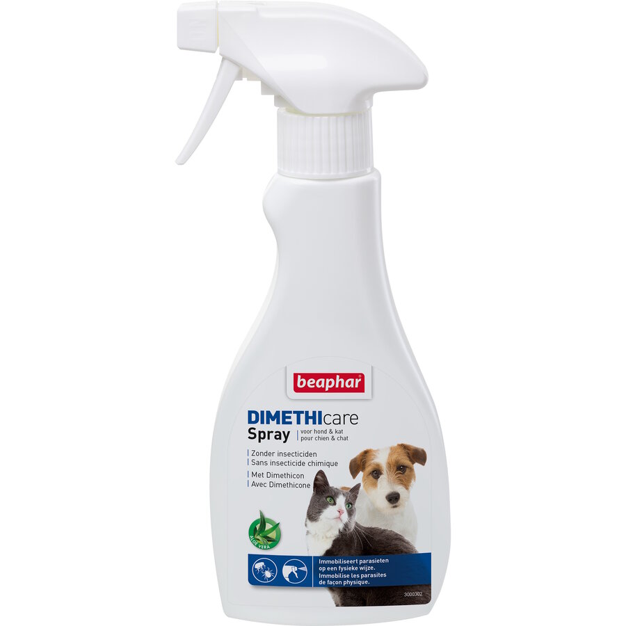 Dimethicare spray voor hond & kat