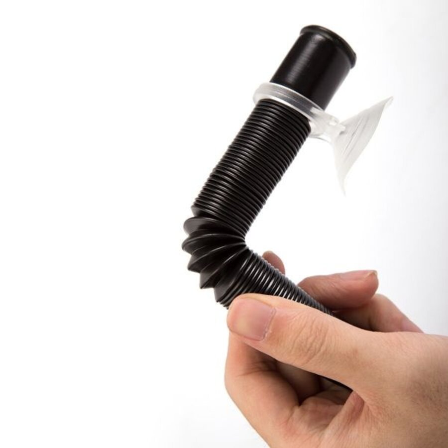 Dubbele uitgang voor terrarium luchtbevochtiger | verstelbare slangen 0,4 | 1,6 m