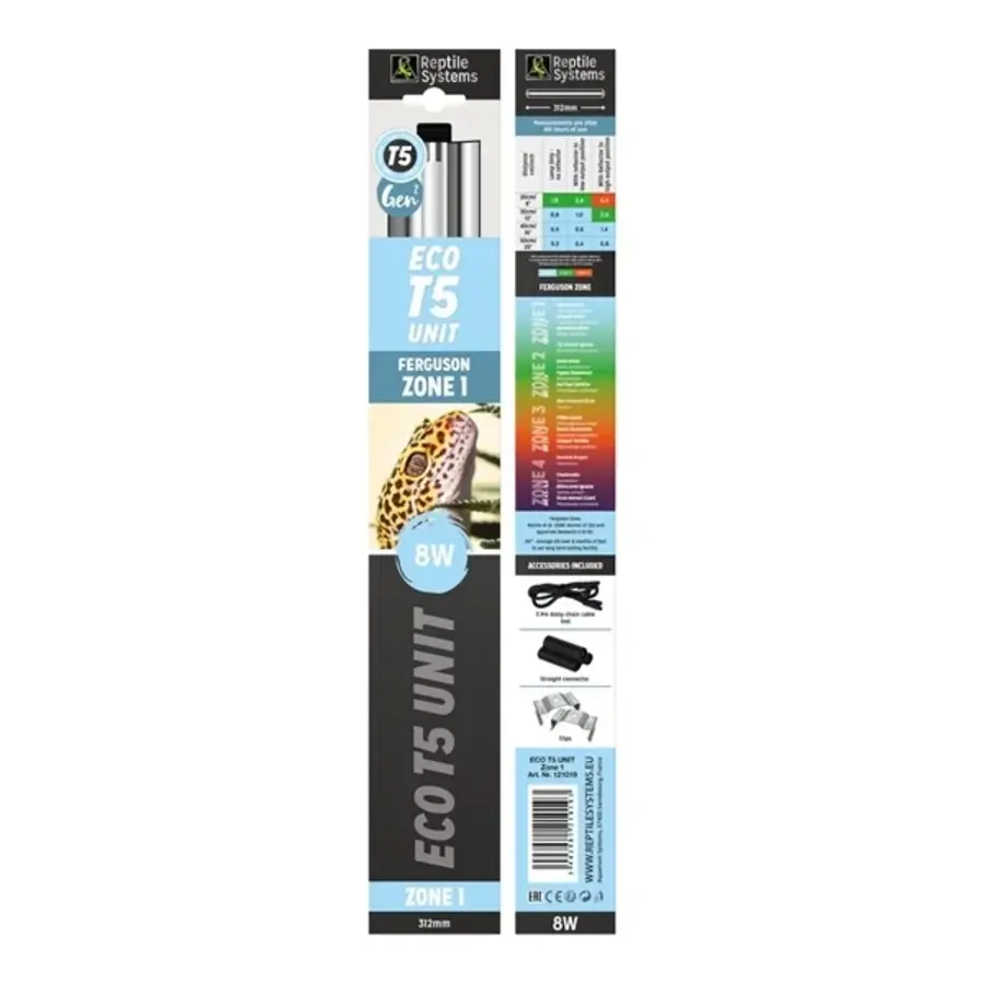 Eco T5 UVA Unit 2,4%Ferguson Zone 1 312mm | 8 watt