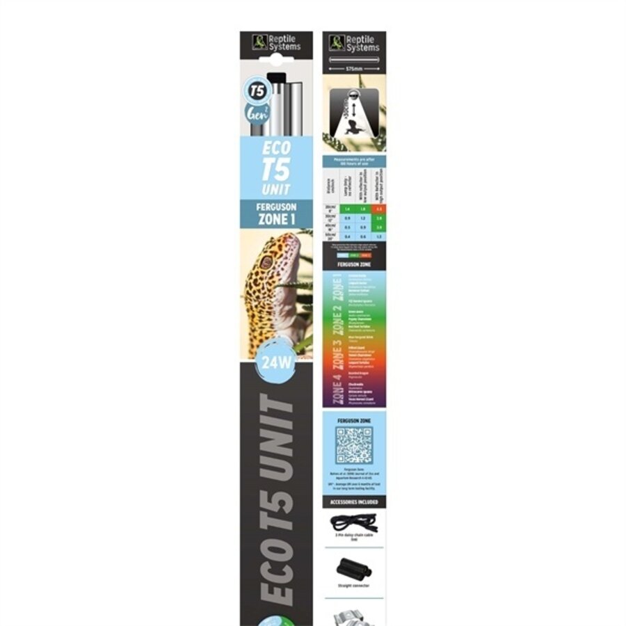 Eco T5 UVB 2,4%  Unit Ferguson Zone 1 570mm | 24 watt