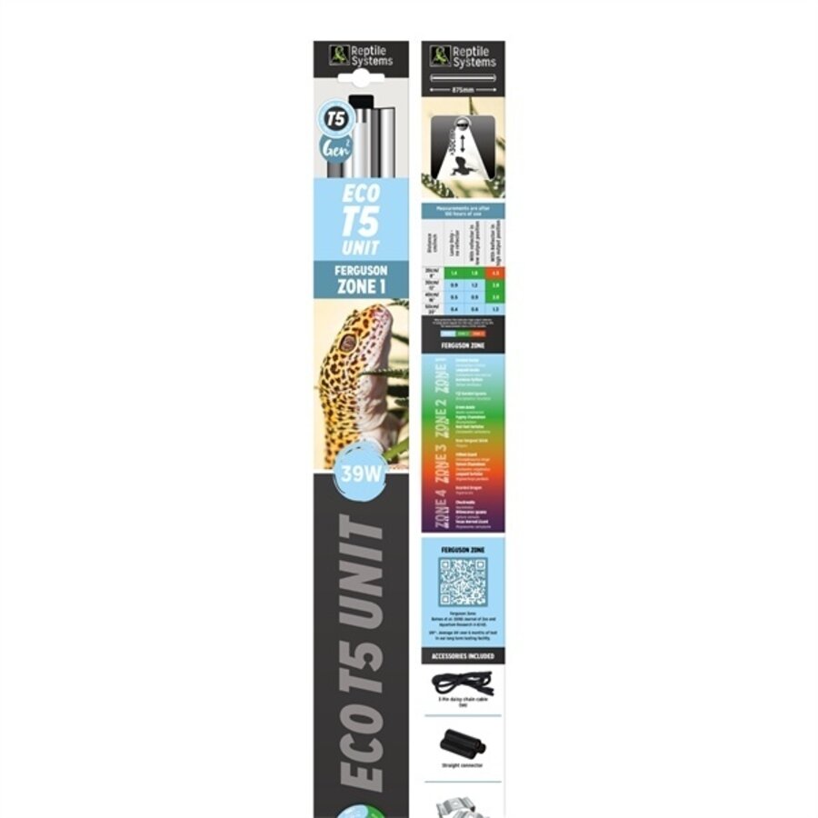 Eco T5 UVB 2,4% Unit Ferguson Zone 1 1170mm | 54 watt
