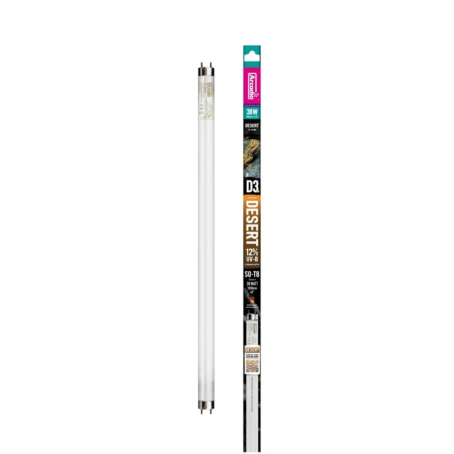 D3+ Desert T8 Lamp 12% UVB 450MM 15 Watt