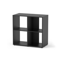 Meubel Tortum 75 | aquariummeubel voor schildpadbak 75x36x73cm zwart