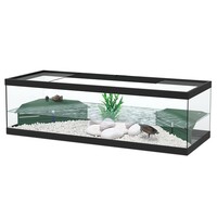 Schildpadbak Tortum 100 104x40x30 cm met TC-500 filter en eilanden zwart
