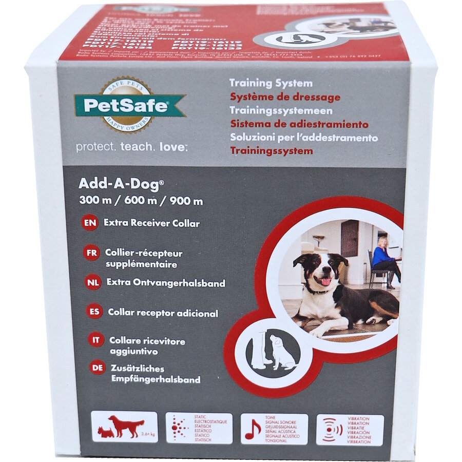 Add-A-Dog extra ontvangerhalsband voor remote trainer | 15 niveaus | nek 15–58 cm