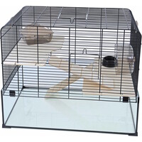 Hamsterkooi Vision 58 | zwart | compleet verblijf