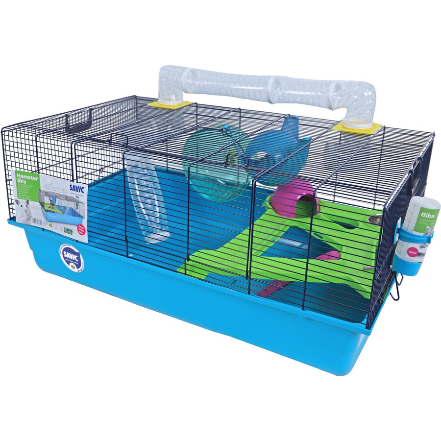 Hamsterkooi Sky | marineblauw met tunnelsysteem