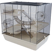 Hamsterkooi Homer Beige met plateaus en accessoires