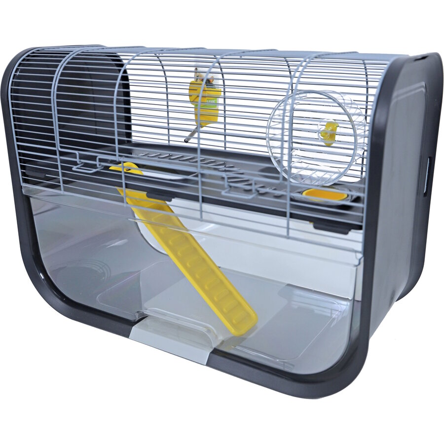 Hamsterkooi Geneva antraciet met accessoires