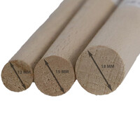 Zitstok Hout 1 Meter