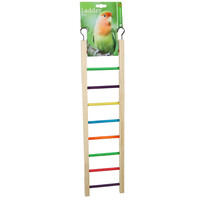 Ladder Hout 9-Traps Gekleurd 54CM