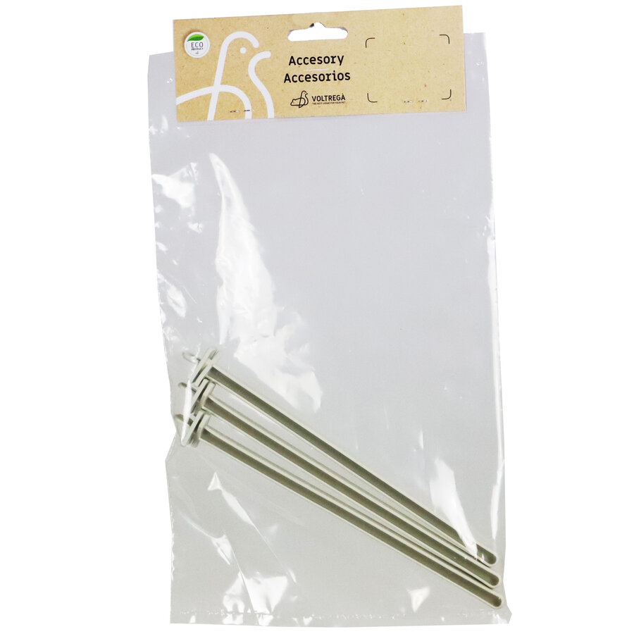 Zitstok Plastic met Klem Zak á 3 stuks