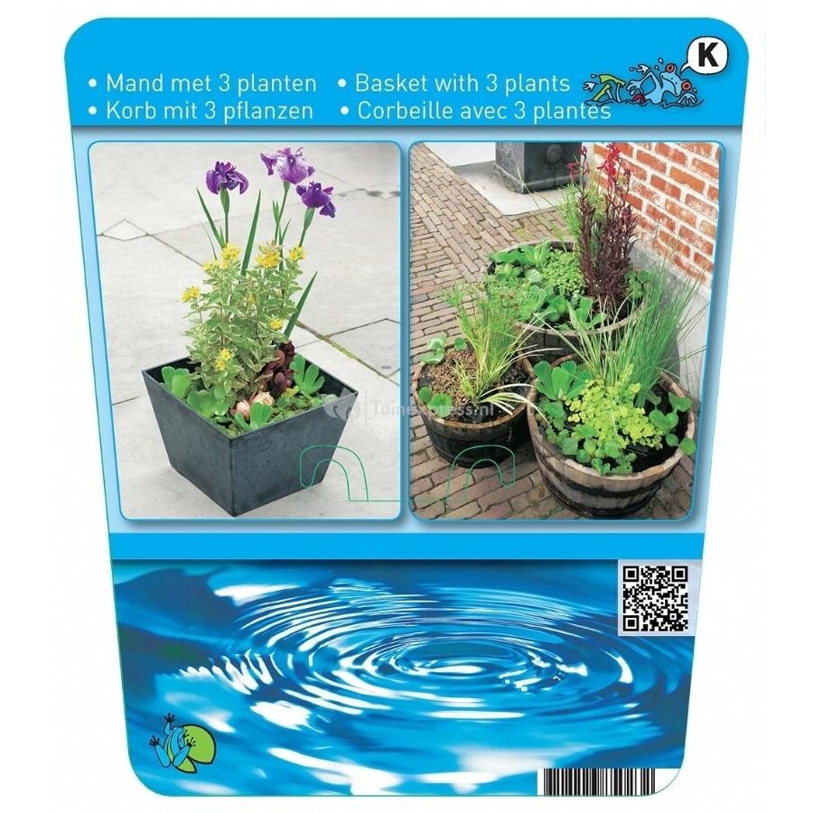 Mix Waterplanten | In 18CM Mand