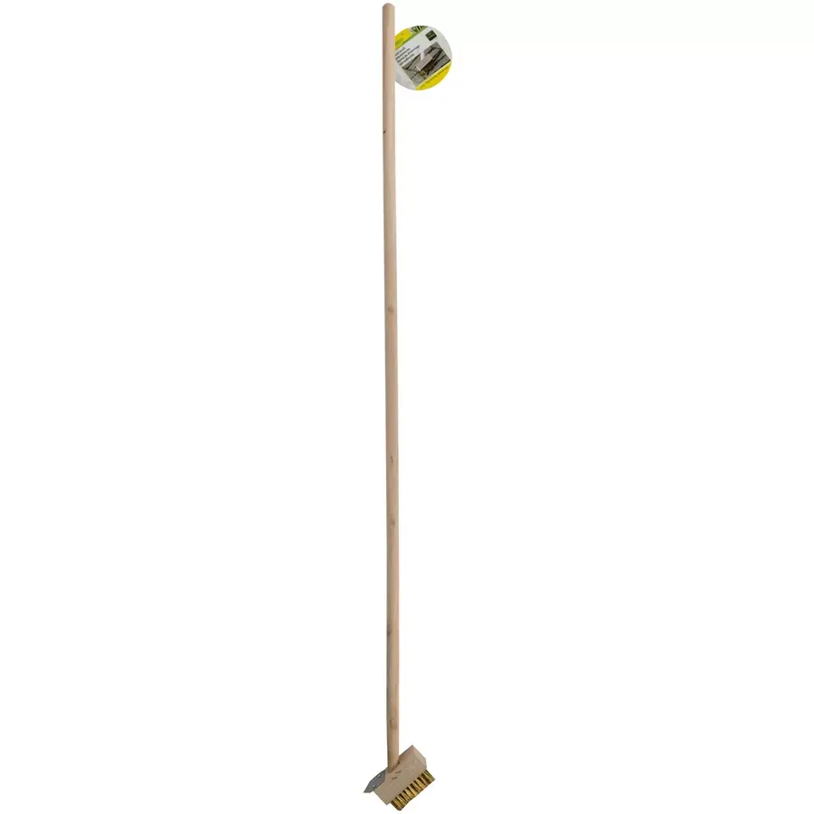 Onkruidborstel met houten steel 150 cm voor tegelvoegen
