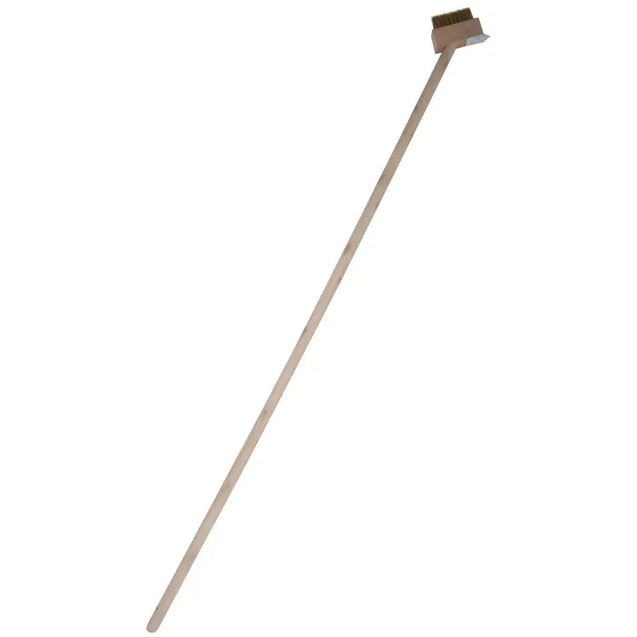Onkruidborstel met houten steel 150 cm voor tegelvoegen