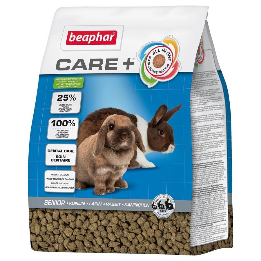Care+ Konijn Senior 1,5KG | konijnenvoer