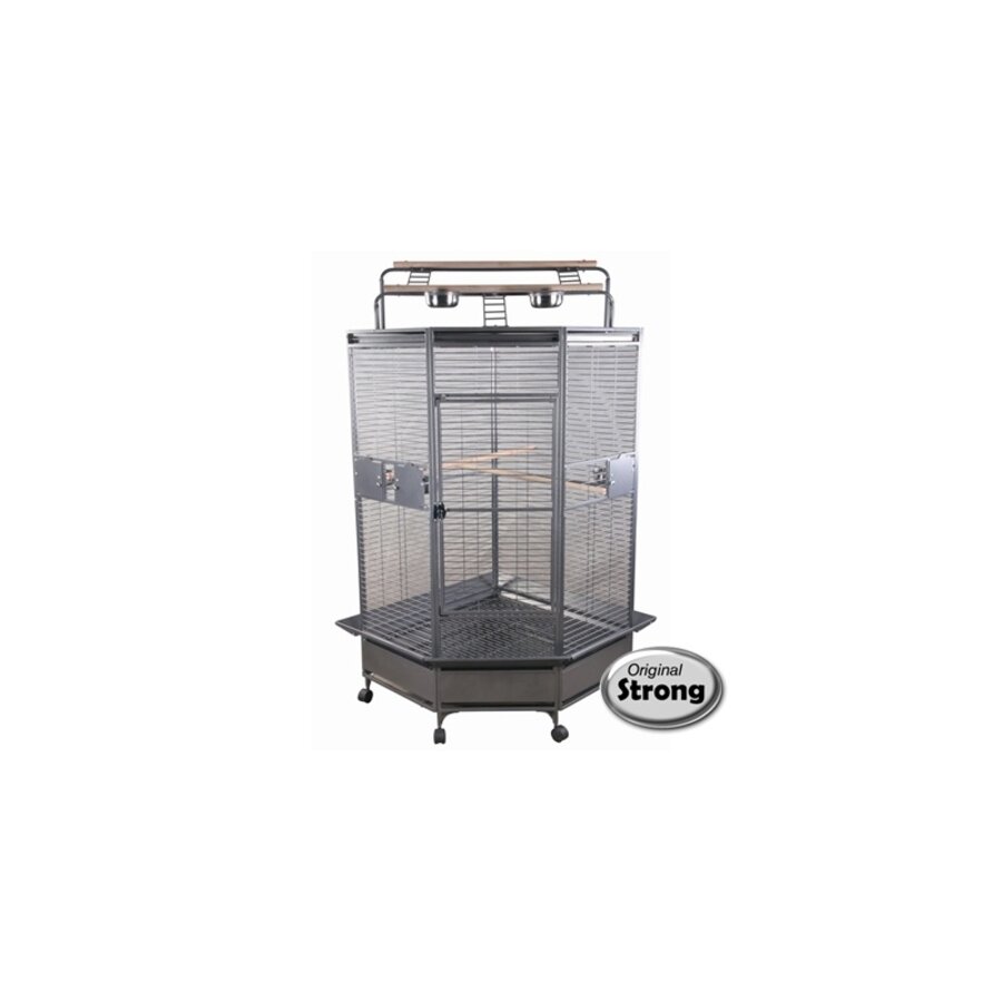 Papegaaienkooi Villa Erica | 83x81.5x181cm