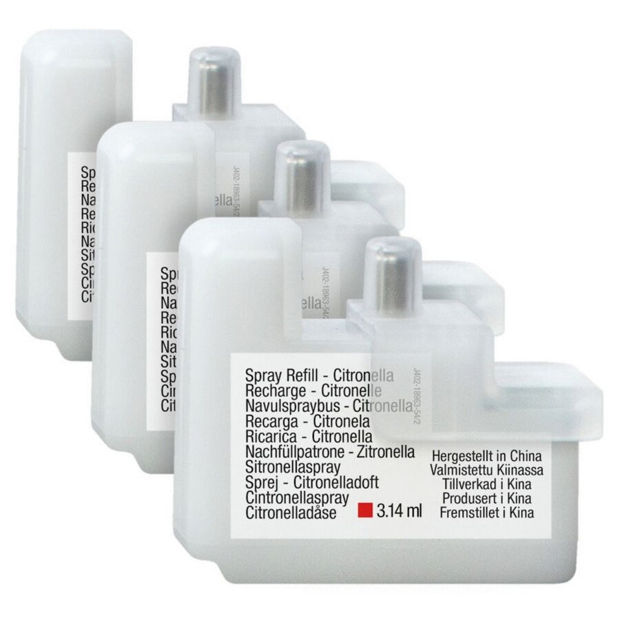 Citronella navulpatronen voor spray anti-blaf en trainingshalsband | 3 stuks