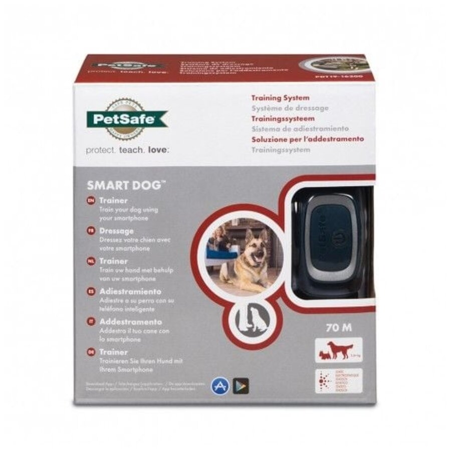 Smart dog trainer trainingshalsband met app | 70 meter bereik | oplaadbaar en waterbestendig