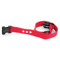 Rode vervanghalsband smal 1,9 cm | verstelbaar tot 70 cm | 3 gaten