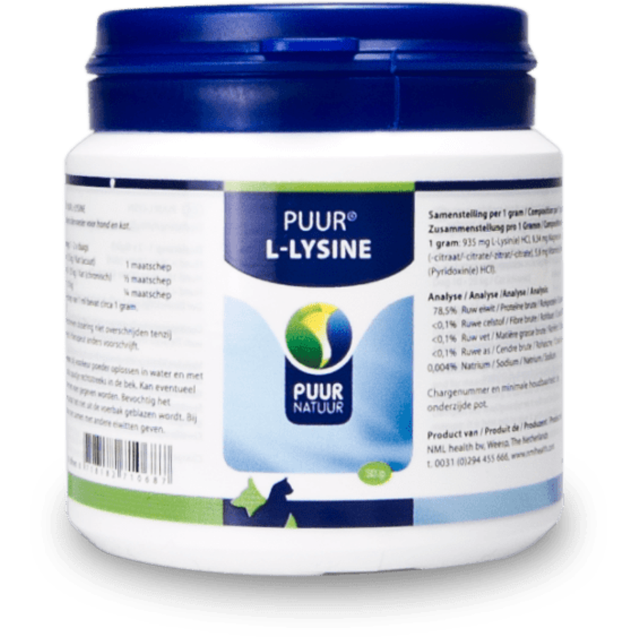 L-Lysine Compleet Hond & Kat 50 Gram
