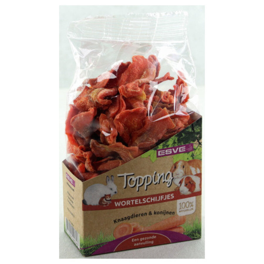 Topping Wortelschijfjes 125 Gram