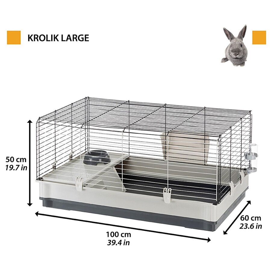 Konijnenkooi Krolik 100 voor konijnen en cavia’s