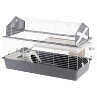 Knaagdierkooi Barn 120 | grijs | voor konijnen en cavia’s