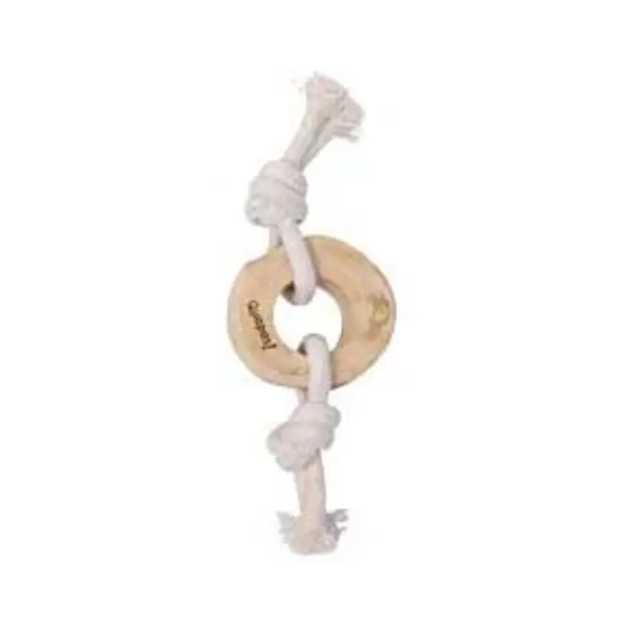 Dog Toy Coffeewood Knotted Pull Ring