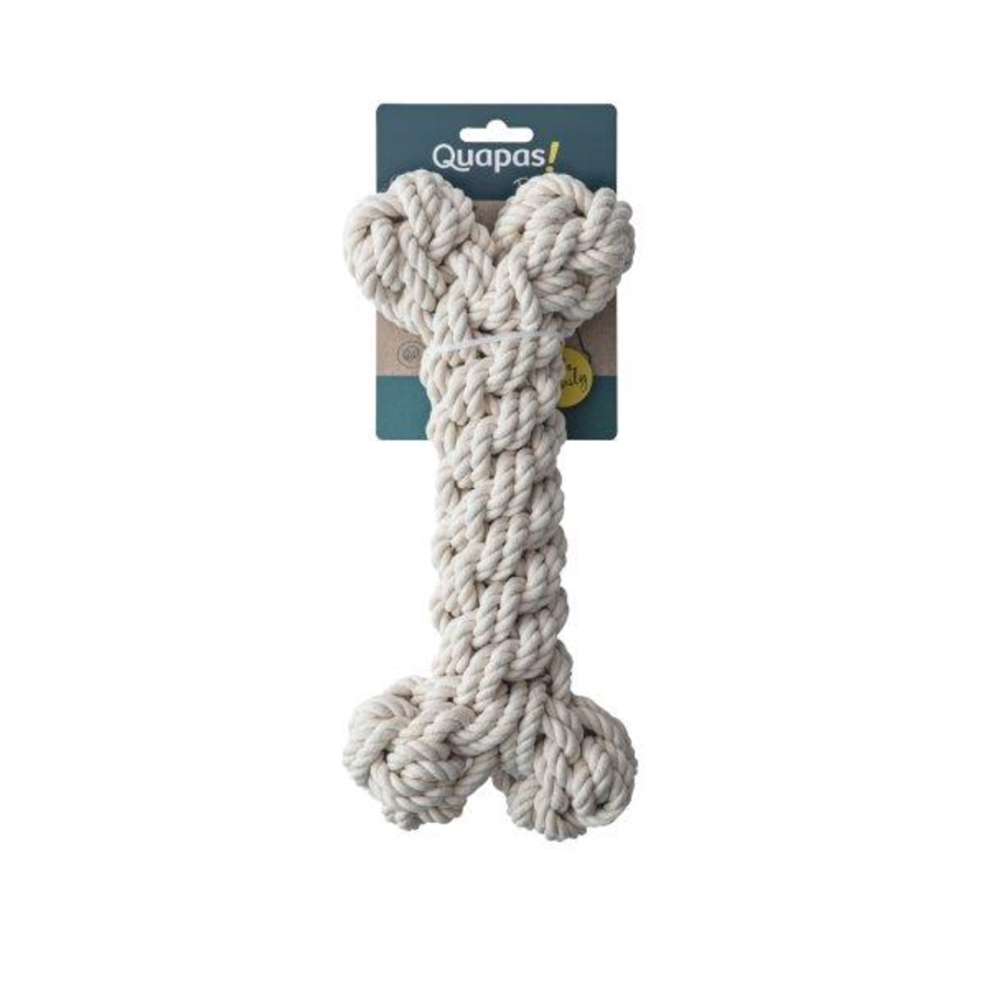 Dog Toy Rope Bone Natural