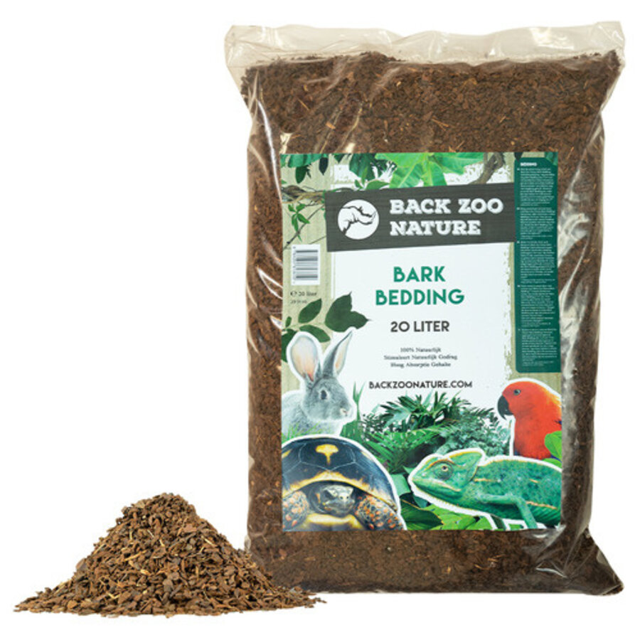 Bark bedding bodembedekking 20 liter | natuurlijke kokosbast | stofarm en zwaar