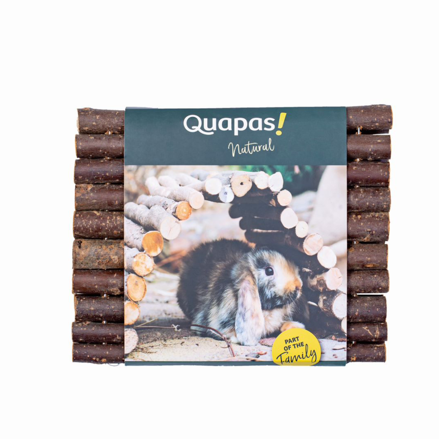 Houten brug voor konijnen en knaagdieren