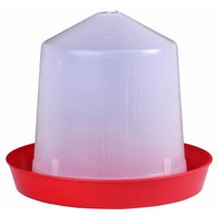 Stulpdrinker 1,5 liter - handige Junai.nl drinkbak voor kippen, kuikens en ander pluimvee