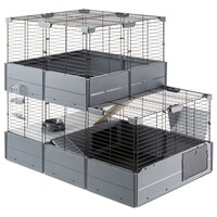 Multipla Double dierenverblijf voor konijn en cavia